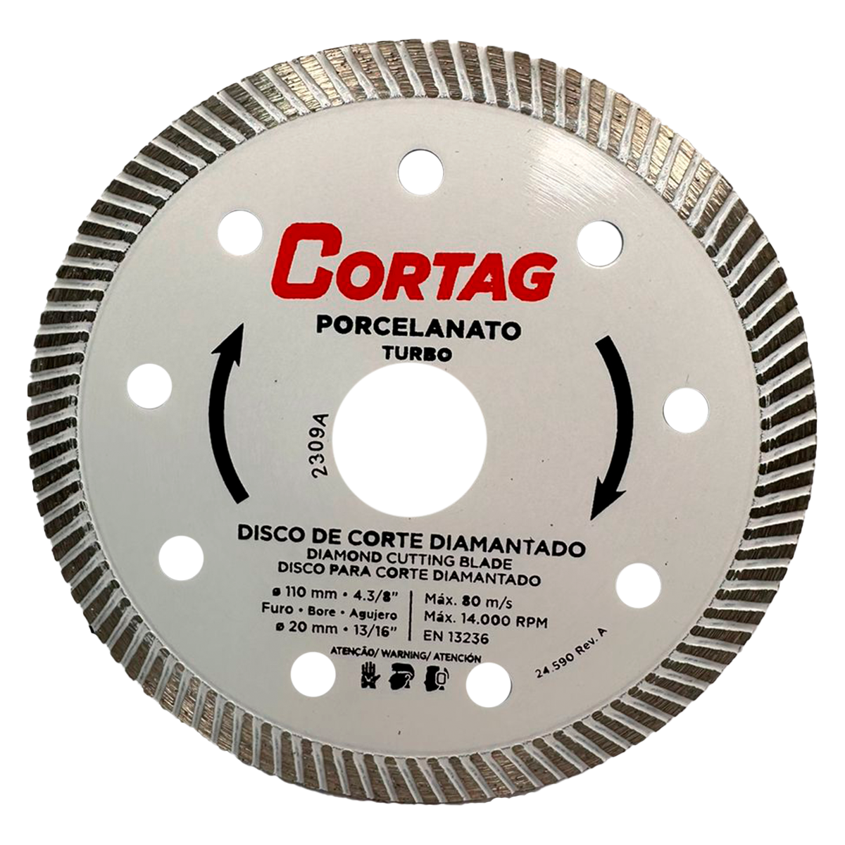 DISCO CORTAG TURBO 110MM