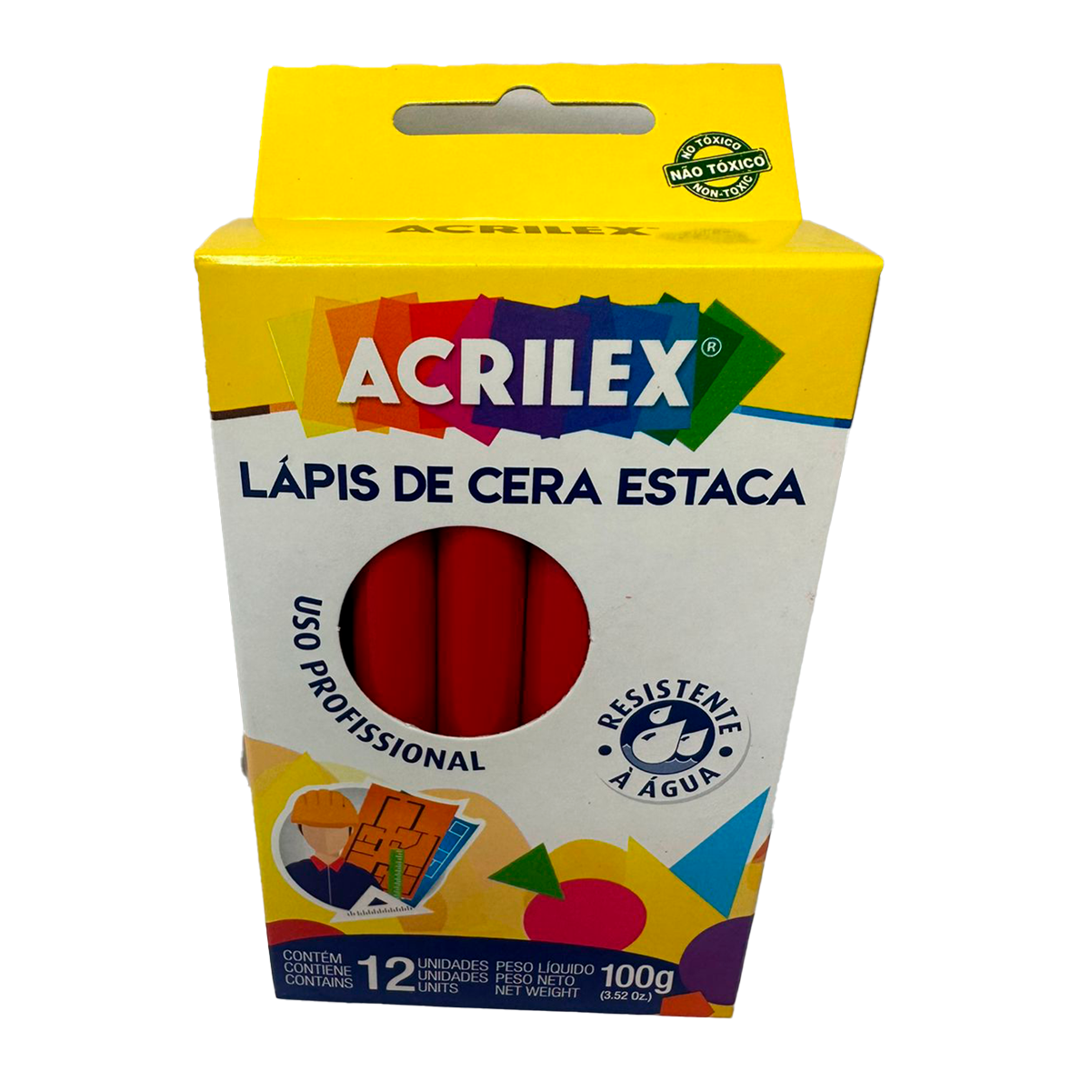 LÁPIS DE CERA ACRILEX