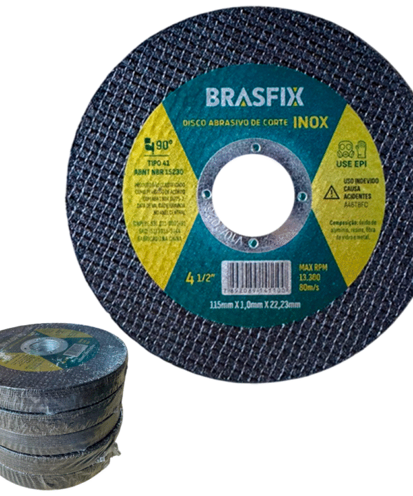 50 Disco de Inox Brasfix